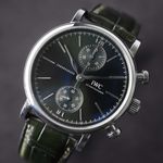IWC Portofino Chronograph IW391405 (2021) - Green dial 39 mm Steel case (2/3)