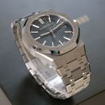 Audemars Piguet Royal Oak Selfwinding 15510st (2025) - Zwart wijzerplaat 41mm Staal (8/8)