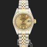 Rolex Lady-Datejust 69173 (1994) - Champagne dial 26 mm Gold/Steel case (2/8)