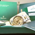 Rolex Sky-Dweller 326933 (2020) - Champagne dial 42 mm Gold/Steel case (6/6)