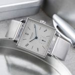 NOMOS Tetra 408 (Onbekend (willekeurig serienummer)) - Wit wijzerplaat 30mm Staal (2/8)