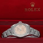 Rolex Oyster Perpetual Lady Date 69240 (1998) - 26mm Staal (3/8)