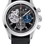 Zenith El Primero Chronomaster 03.3300.3604/21.C822 (2024) - Black dial 40 mm Steel case (1/1)