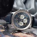 Breitling Navitimer Cosmonaute A12022 (2001) - Zwart wijzerplaat 41mm Staal (2/8)