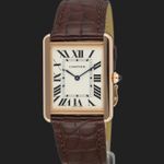 Cartier Tank Solo W5200025 (2018) - Silver dial 35 mm Rose Gold case (1/8)