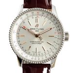 Breitling Navitimer A17395F41G1P1 (2024) - Zilver wijzerplaat 35mm Staal (1/1)