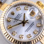 Rolex Lady-Datejust 69173 (1986) - Silver dial 26 mm Gold/Steel case (2/8)