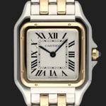 Cartier Panthère W2PN0007 (2023) - White dial 37 mm Gold/Steel case (2/8)