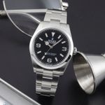 Rolex Explorer 124270 (Onbekend (willekeurig serienummer)) - Zwart wijzerplaat 36mm Staal (1/8)