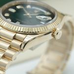 Rolex Day-Date 36 128238 (2020) - Green dial 36 mm Yellow Gold case (6/8)