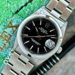 Rolex Oyster Perpetual Date 15200 (1995) - Black dial 34 mm Steel case (7/8)
