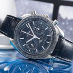 Omega Speedmaster Professional Moonwatch Moonphase 304.33.44.52.03.001 (Onbekend (willekeurig serienummer)) - Blauw wijzerplaat 44mm Staal (2/8)