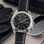 Omega Speedmaster Date 3513.50.00 (2000) - Zwart wijzerplaat 39mm Staal (1/8)