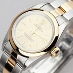 Rolex Oyster Perpetual 67193 (Onbekend (willekeurig serienummer)) - Champagne wijzerplaat 26mm Goud/Staal (5/7)