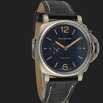 Panerai Luminor Due PAM00927 (2022) - Blue dial 42 mm Titanium case (4/8)