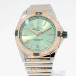 Breitling Chronomat 38 U17356531L1U1 (2023) - Pink dial 38 mm Gold/Steel case (2/2)