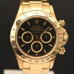 Rolex Daytona 16528 (1988) - Zwart wijzerplaat 40mm Geelgoud (1/8)