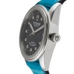 Tudor Glamour Date 55000 (2021) - Zwart wijzerplaat 36mm Staal (6/8)