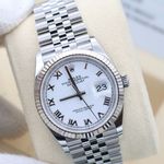 Rolex Datejust 36 126234 (Onbekend (willekeurig serienummer)) - Wit wijzerplaat 36mm Staal (2/8)