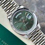 Rolex Day-Date 40 228239 (2021) - Groen wijzerplaat 40mm Witgoud (7/8)