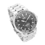 Oris Aquis GMT Date 733 7653 4183-Set MB (2010) - Grijs wijzerplaat 43mm Staal (3/5)