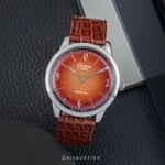 Glashütte Original Sixties 1-39-52-13-02-04 (Unknown (random serial)) - Orange dial 39 mm Steel case (3/8)