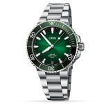 Oris Aquis Date 01 400 7763 4157-07 8 24 09PEB (2023) - Groen wijzerplaat 43mm Staal (3/3)