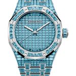 Audemars Piguet Royal Oak Selfwinding 15554BC.TO.1274BC.01 (2025) - Blue dial 37 mm White Gold case (1/1)