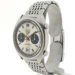 TAG Heuer Carrera 1153 (1970) - Silver dial 38 mm Steel case (2/8)