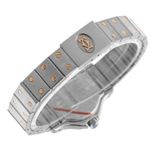Cartier Santos 187903 (1993) - Beige dial 25 mm Gold/Steel case (7/8)