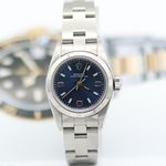 Rolex Oyster Perpetual 67180 (Unknown (random serial)) - Blue dial 26 mm Steel case (8/8)