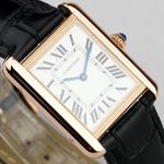 Cartier Tank Solo W5200024 (2019) - Zilver wijzerplaat 31mm Roségoud (3/8)