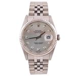 Rolex Datejust 36 16234 (Unknown (random serial)) - Silver dial 36 mm Steel case (1/8)