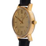 Omega Seamaster 166.0202 (1979) - Champagne dial 35 mm Gold/Steel case (4/8)