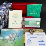 Rolex Oyster Perpetual Lady Date 69190 (1990) - Grijs wijzerplaat 26mm Staal (3/8)