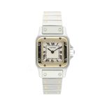 Cartier Santos Galbée 1567 (Onbekend (willekeurig serienummer)) - 24mm Goud/Staal (1/4)