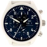 IWC Pilot Chronograph Top Gun IW389105 (2022) - Black dial 45 mm Ceramic case (1/8)