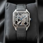 Cartier Santos Dumont WHSA0044 (2025) - Transparent dial 34 mm Steel case (4/4)
