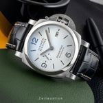 Panerai Luminor Marina PAM01314 (Onbekend (willekeurig serienummer)) - Wit wijzerplaat 44mm Staal (2/8)