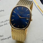 Patek Philippe Golden Ellipse 3605/1 (1979) - Blue dial 38 mm Yellow Gold case (4/6)