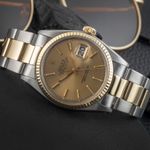 Rolex Datejust 36 16013 (1978) - Champagne dial 36 mm Gold/Steel case (2/8)