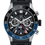 TAG Heuer Carrera CBG2A1Z.FT6157 (2024) - Zwart wijzerplaat 45mm Staal (1/2)