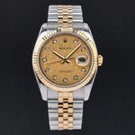 Rolex Datejust 36 116233 (2006) - Champagne dial 36 mm Gold/Steel case (3/8)