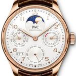 IWC Portuguese Perpetual Calendar IW503302 (2026) - Silver dial 44 mm Red Gold case (1/1)