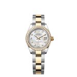 Rolex Lady-Datejust 279383RBR (2024) - Silver dial 28 mm Gold/Steel case (1/1)