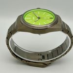 Oris ProPilot X 01 400 7778 7157-Set 05PEB (2023) - Groen wijzerplaat 39mm Titanium (7/8)