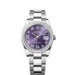 Rolex Datejust 36 126284RBR (2024) - Paars wijzerplaat 36mm Staal (1/1)