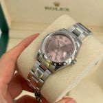 Rolex Datejust 278344RBR (2024) - Pink dial 31 mm Gold/Steel case (7/10)