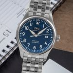 IWC Pilot Mark IW327014 (Unknown (random serial)) - Blue dial 40 mm Steel case (3/8)