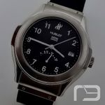 Hublot MDM 1831.1 (Onbekend (willekeurig serienummer)) - Zwart wijzerplaat 40mm Staal (1/8)